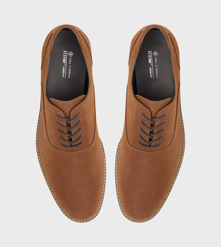FRESIEN Lace-Up Oxford Shoes