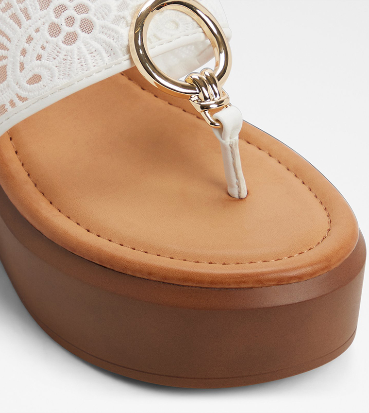 FRIEGAN Thong-Strap Wedge Sandals