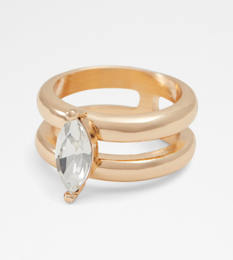 Buy Aldo Accessories FROBOESS Embellished Ring In Gold 6thStreet Kuwait