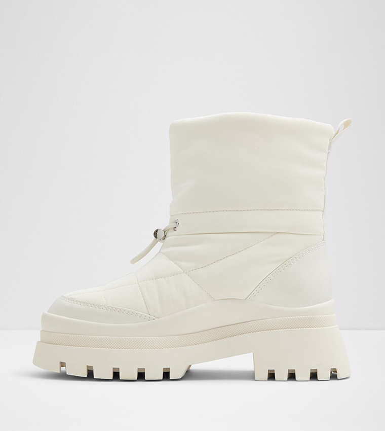 Aldo white boots top