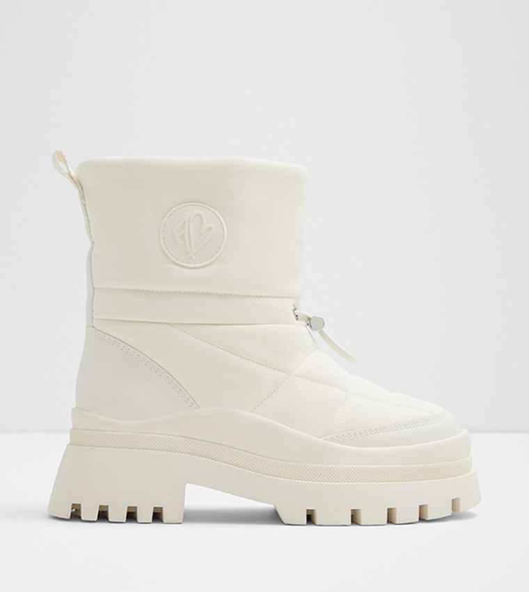 Aldo white boot on sale