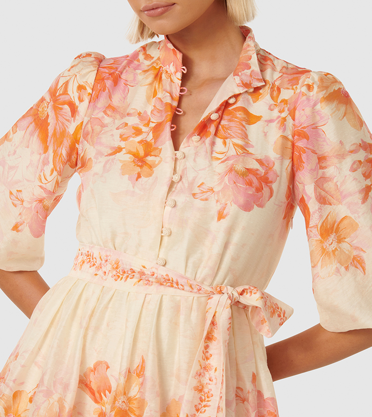 ISLA Printed Layered Dress