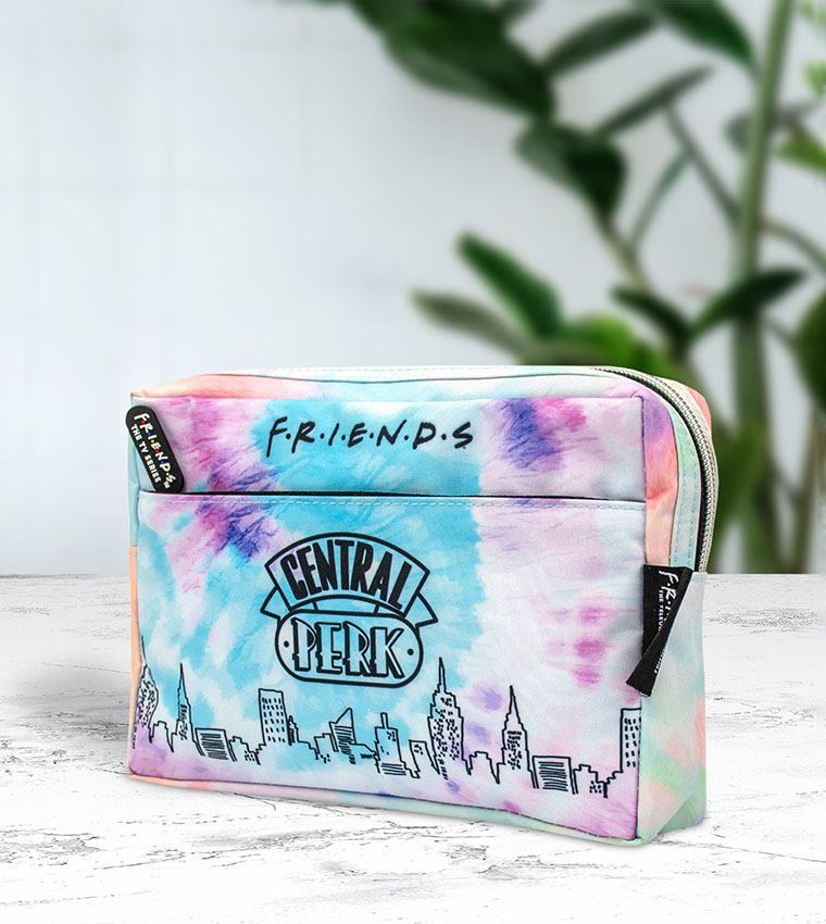 Buy Friends Friends Tie Dye Multi Pocket Pencil Case In Multiple Colors 6thStreet Oman