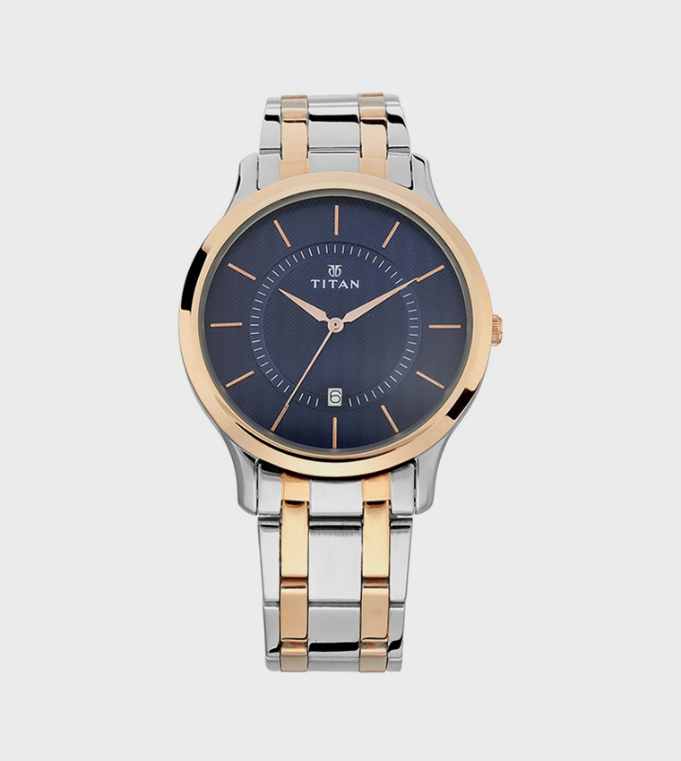 KARISHMA Navy Dial Analog Watch
