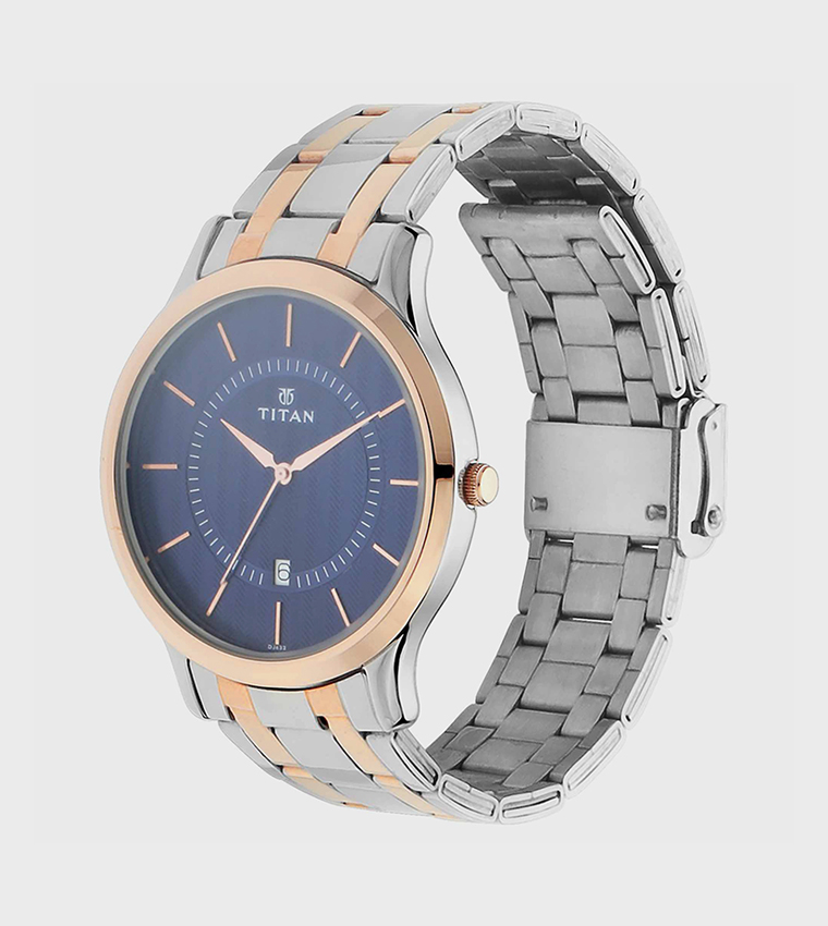 KARISHMA Navy Dial Analog Watch