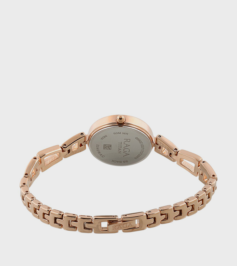 RAGA Gold Dial Quartz Analog Watch