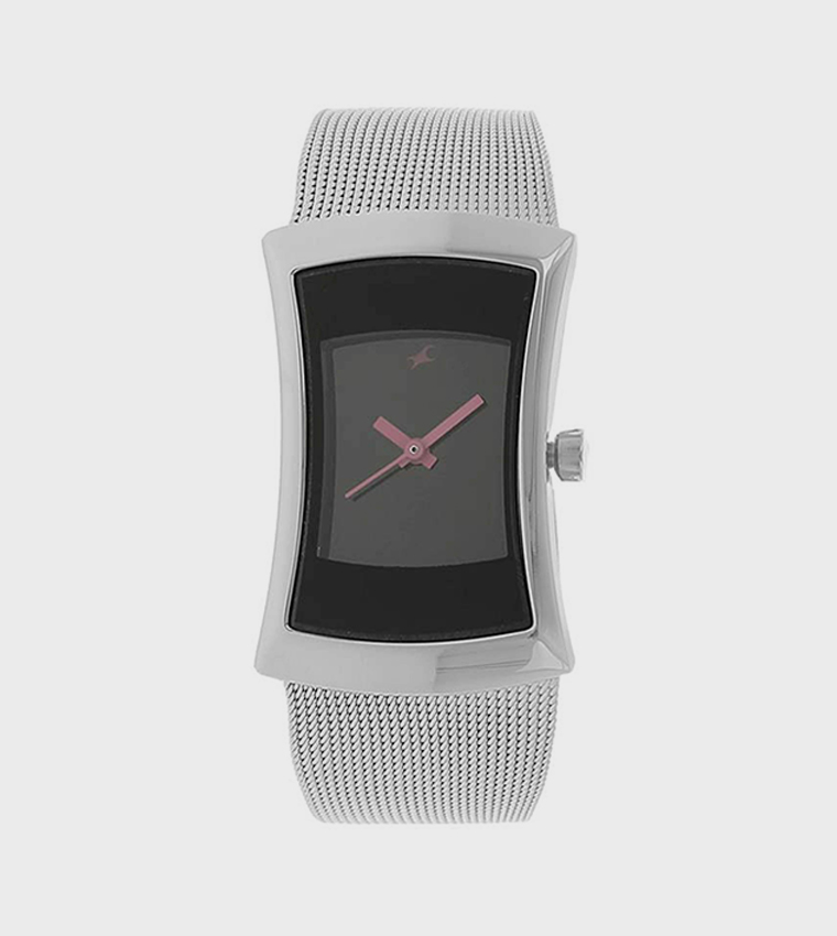 Black Dial Quartz Analog Watch