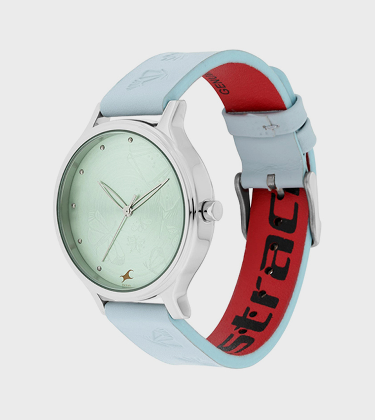 I LOVE ME Blue Dial Quartz Analog Watch