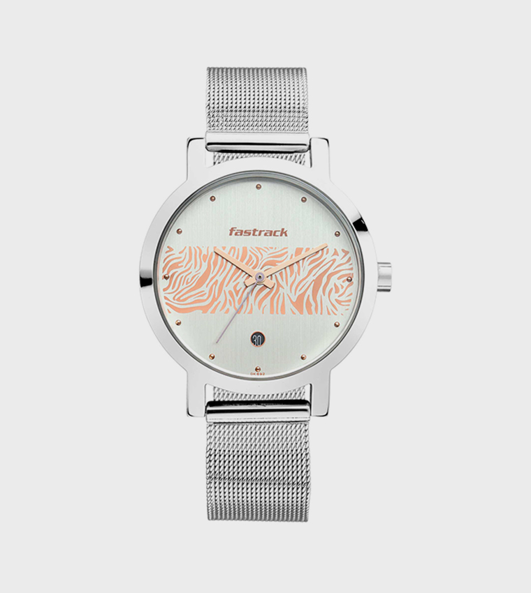 ANIMAL PRINT White Dial Quartz Analog Watch