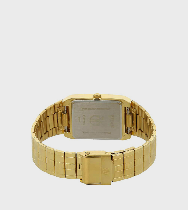 Black Dial Analog Watch