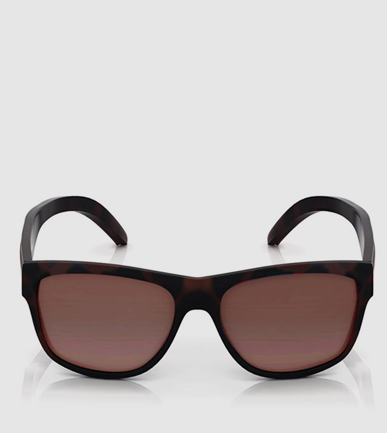 Buy Fastrack Full Rim Square Sunglasses In Brown 6thStreet UAE