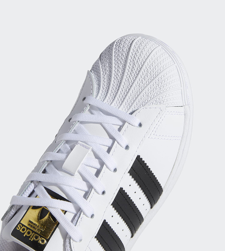 Adidas superstar outlet color running white