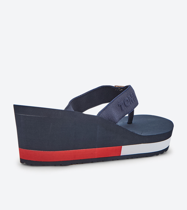 Tommy hilfiger wedge beach on sale sandals