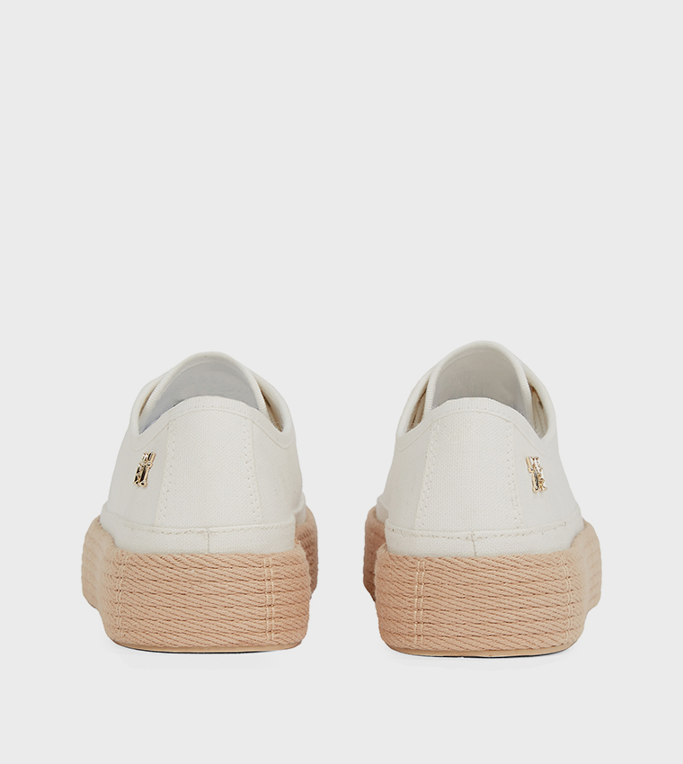 Logo Detail Canvas Espadrille Shoes