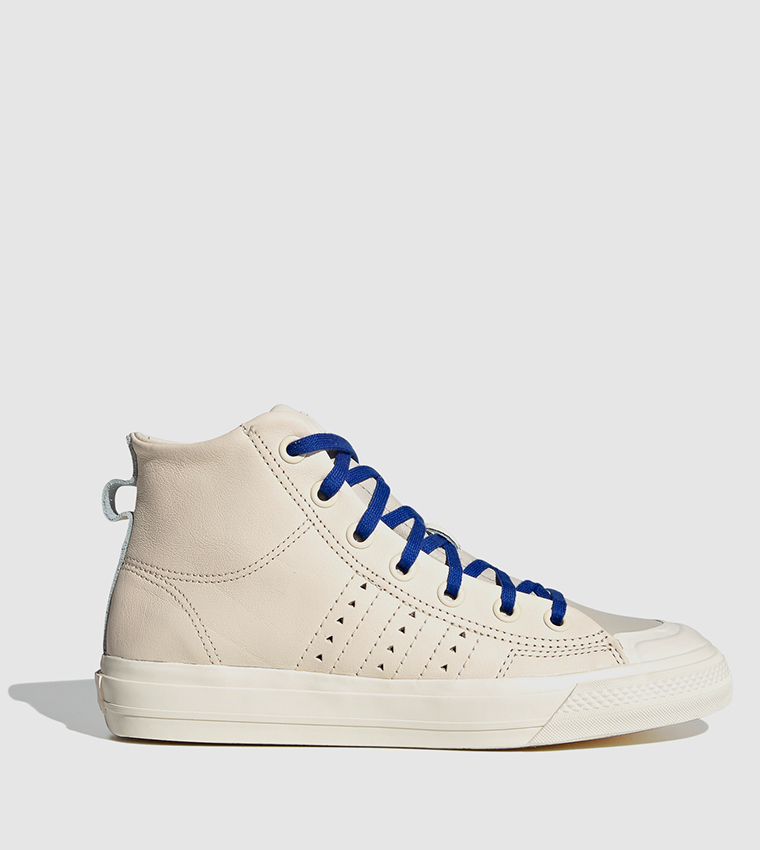 Cream high top sneakers online