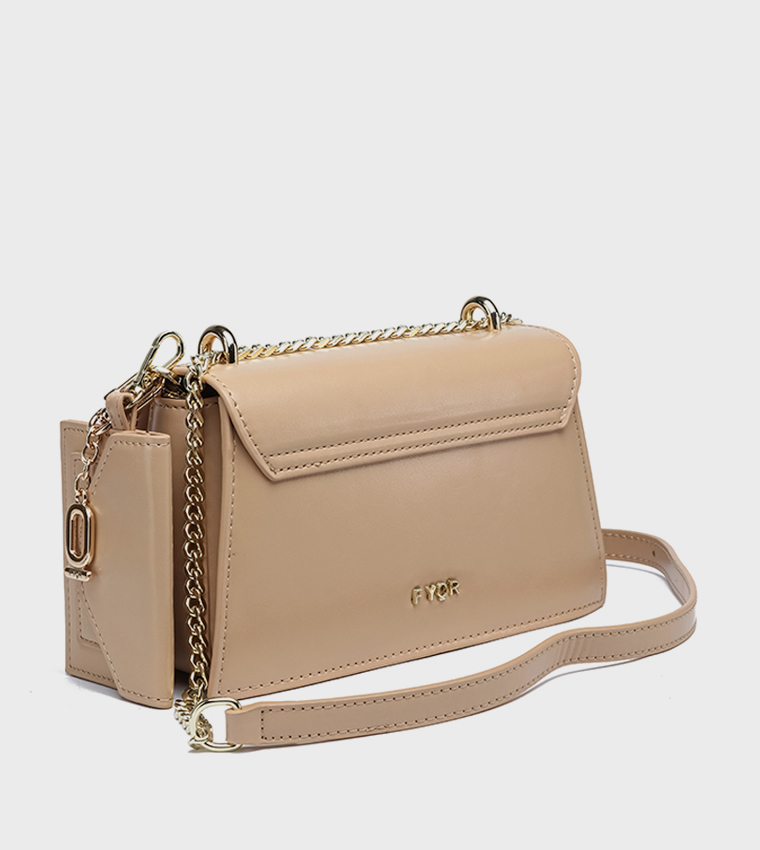 Logo Detail Convertible Crossbody Bag