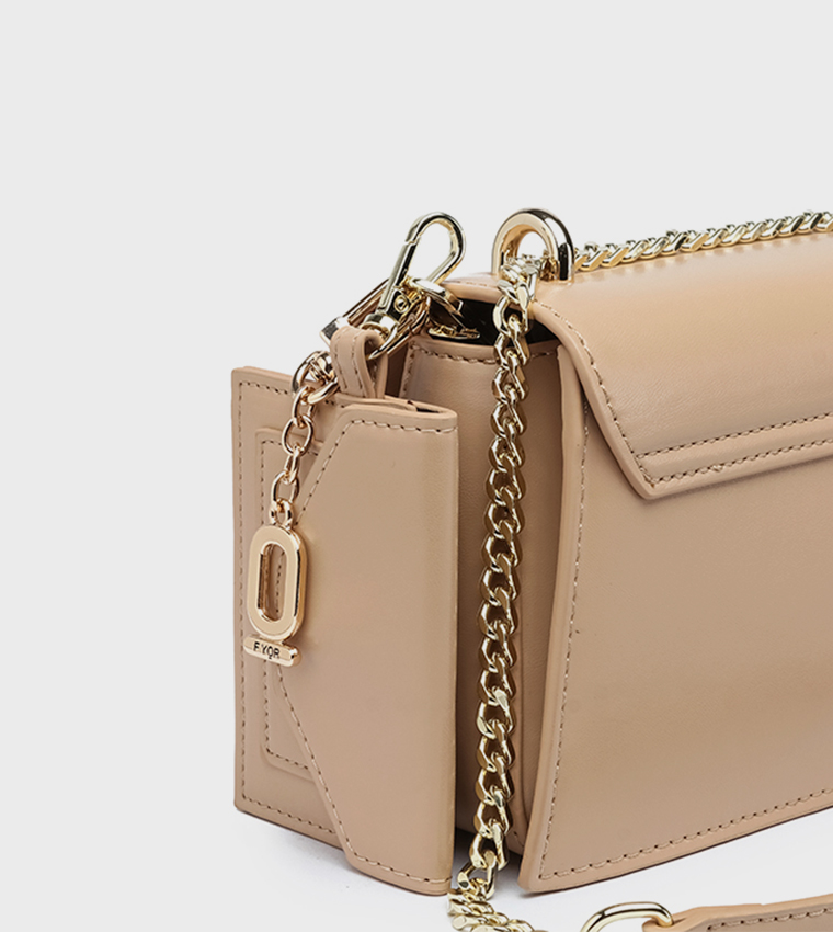 Logo Detail Convertible Crossbody Bag