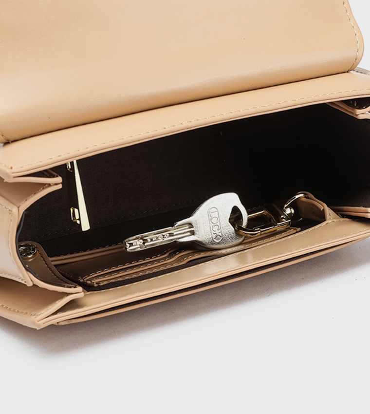 Logo Detail Convertible Crossbody Bag