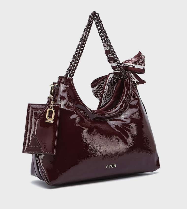 Fyor  Shoulder Bags - Wine Shoulder bags