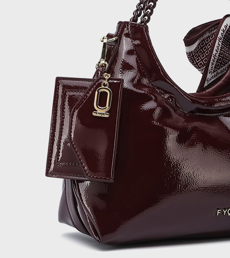Fyor  Shoulder Bags - Wine Shoulder bags