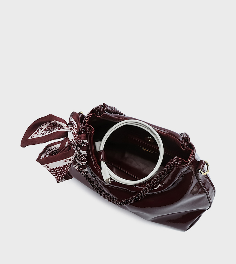 Fyor  Shoulder Bags - Wine Shoulder bags