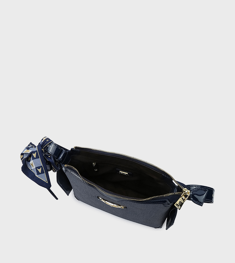 Metal Accent Shoulder Bag