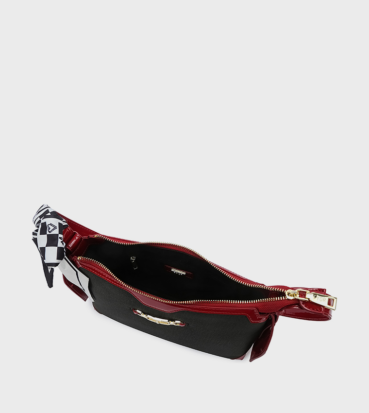 Metal Accent Shoulder Bag