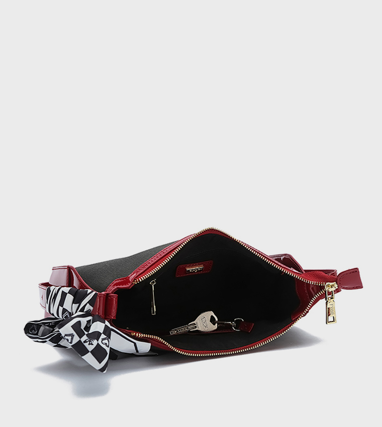 Metal Accent Shoulder Bag