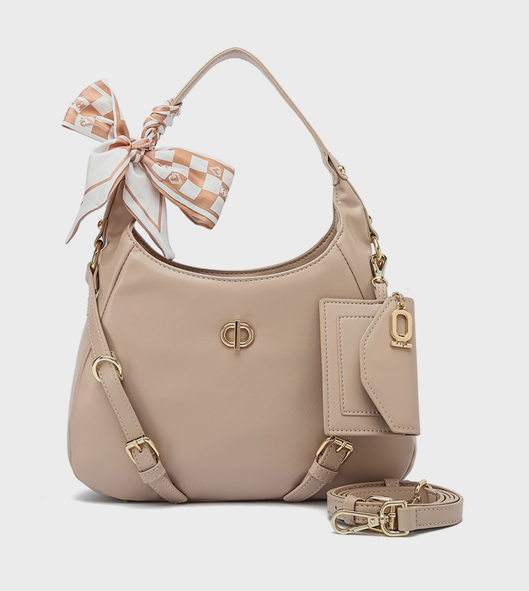 Textured Shoulder Bag