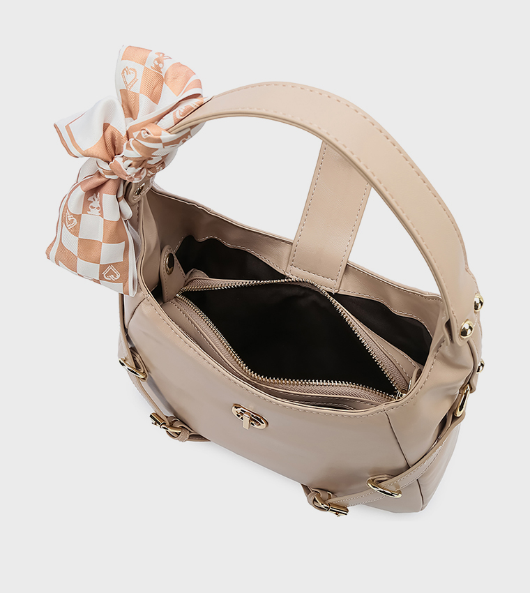 Textured Shoulder Bag