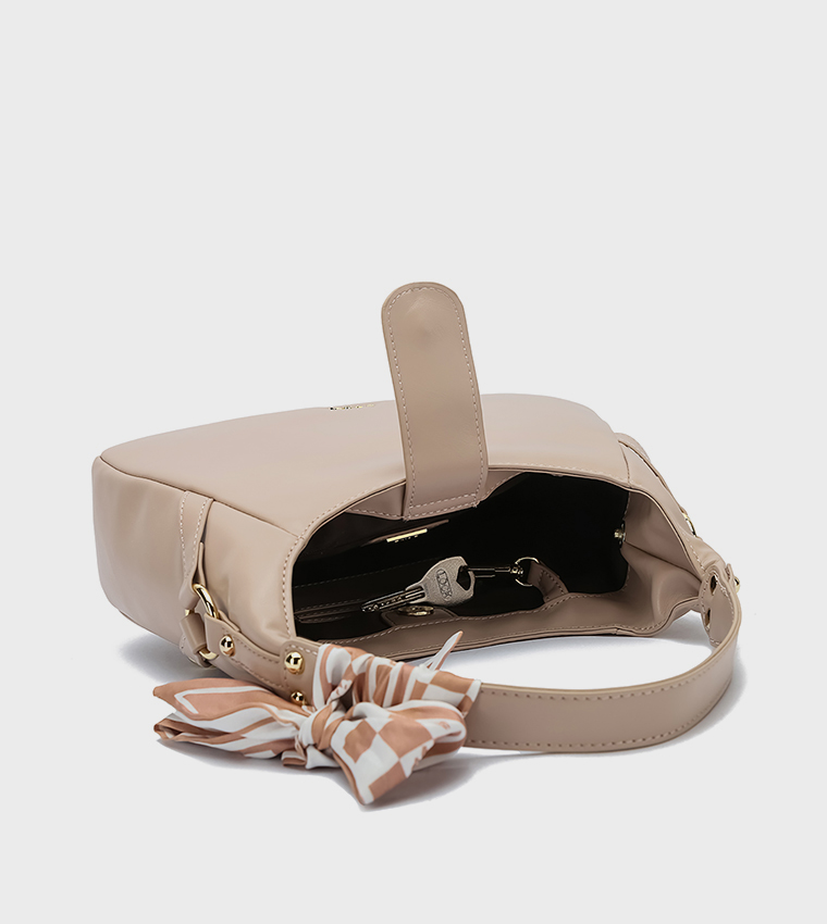 Textured Shoulder Bag