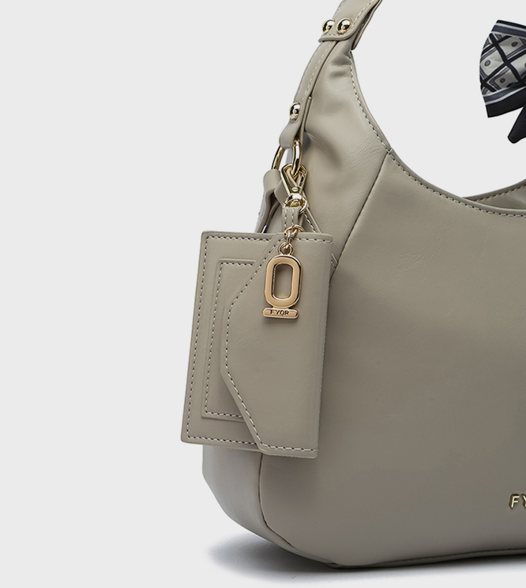 Textured Shoulder Bag