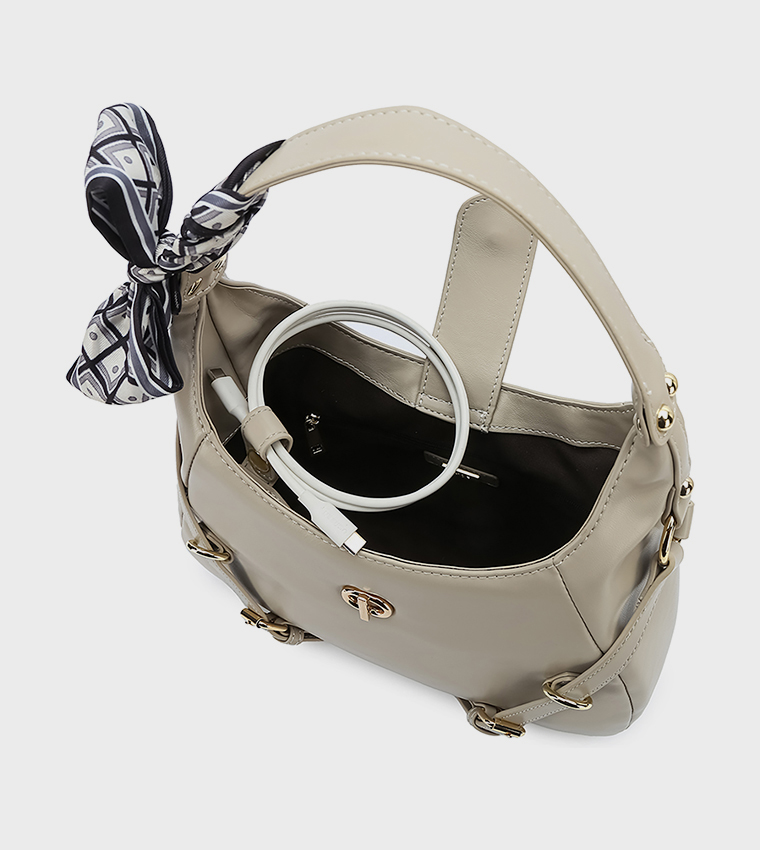 Textured Shoulder Bag