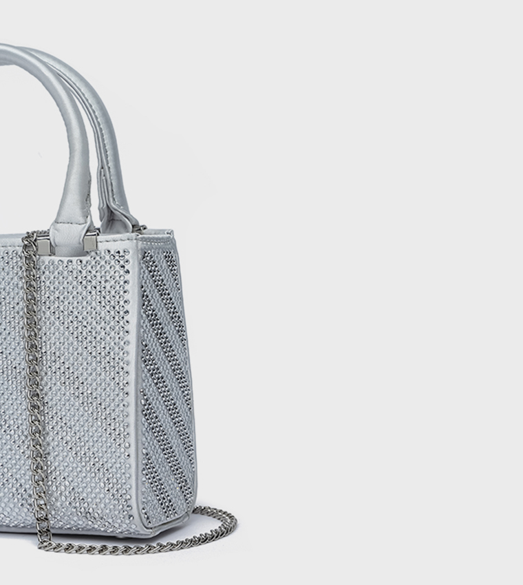 Embellished Mini Tote Bag