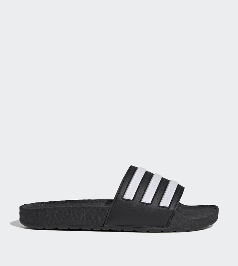 Adidas adilette boost slides black hotsell