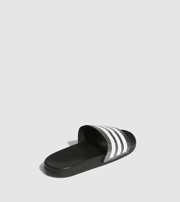 Adidas Adilette Comfort Slides In Black 