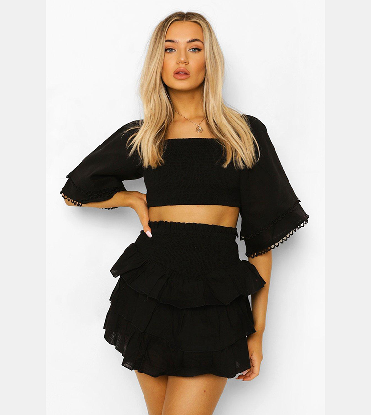 Black shop rara skirt