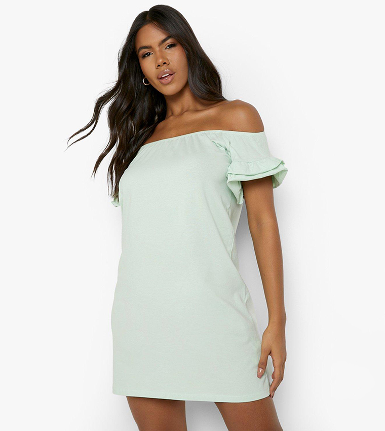 Frill edge dress best sale