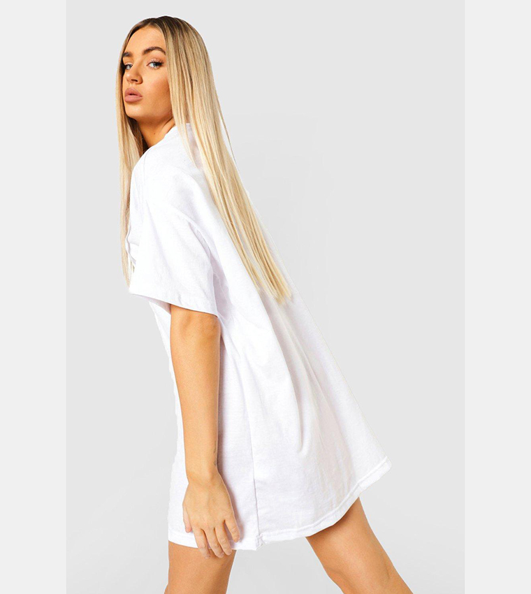 T shirt cheap dress white