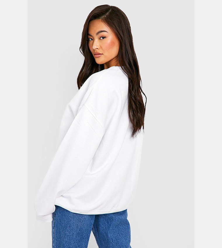 Recycled Plus Basic Oversized Sweatshirt
