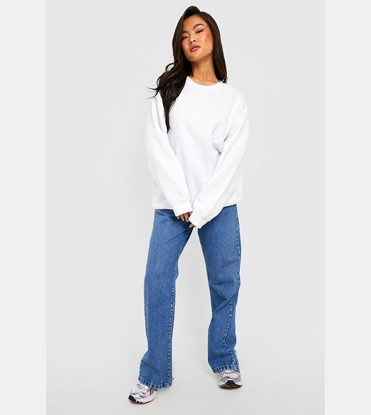 Recycled Plus Basic Oversized Sweatshirt