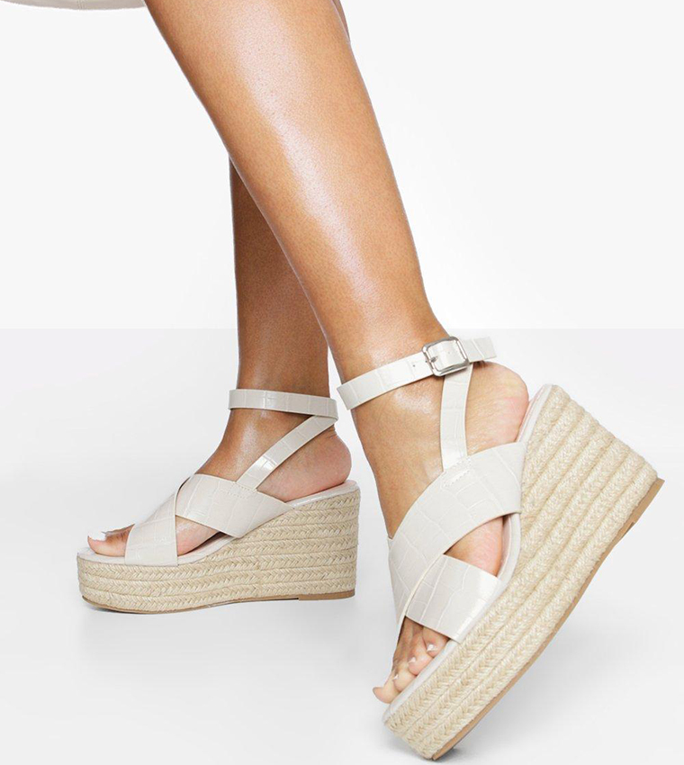 Cheap white best sale wedge heels