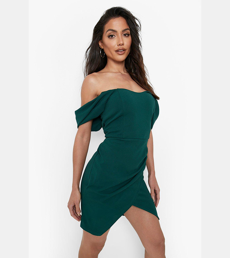 Bodycon shop draped skirt