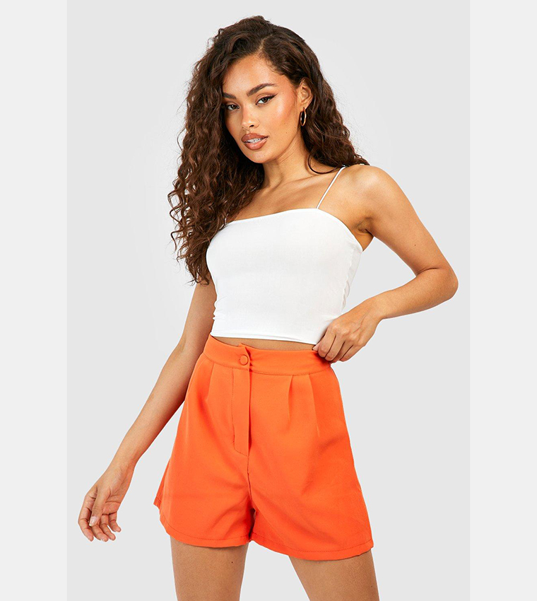 Orange best sale tailored shorts