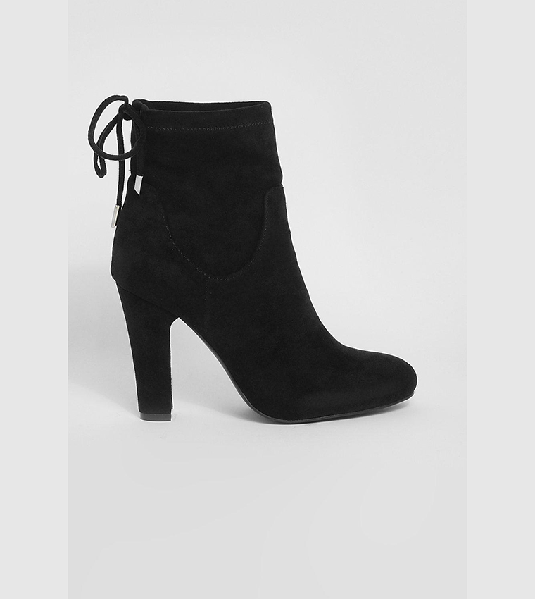 Tie back sale booties