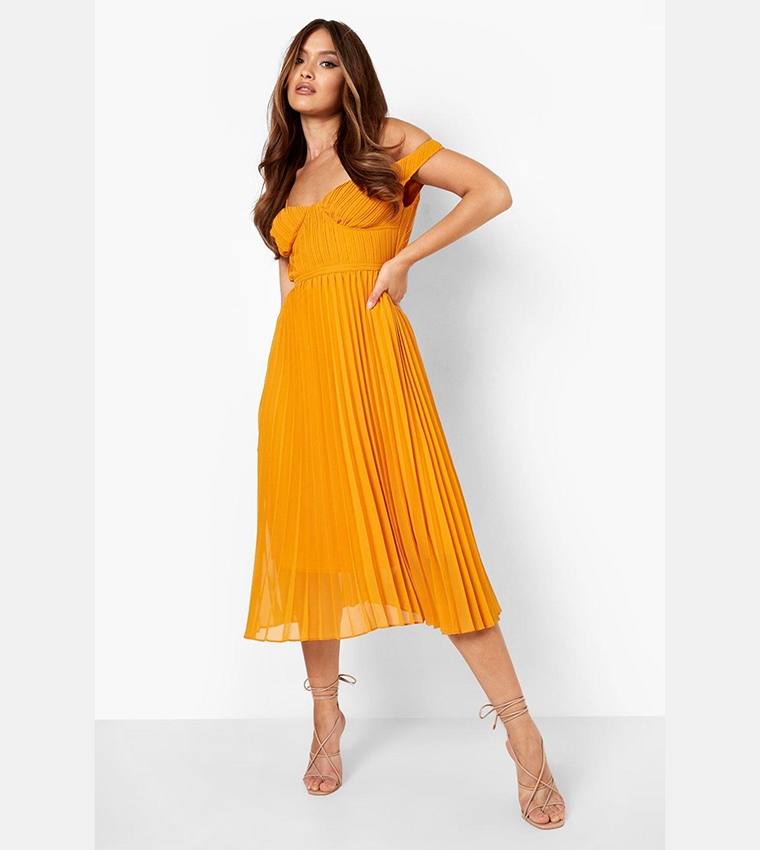 plus size orange dress Plus Size Velma Cowl Neck Maxi Dress