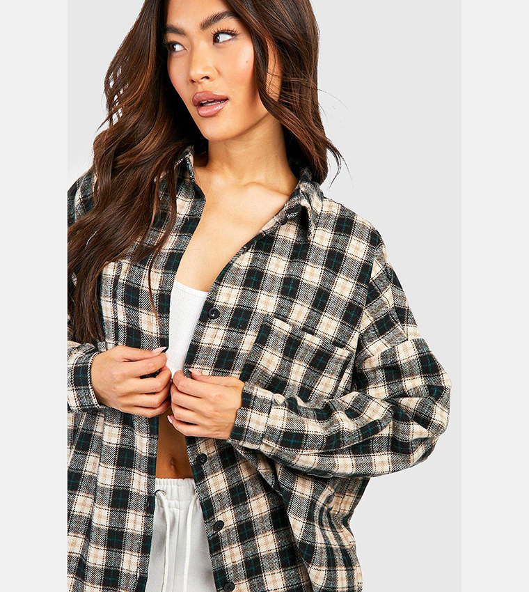 Oversized Checked Shirt