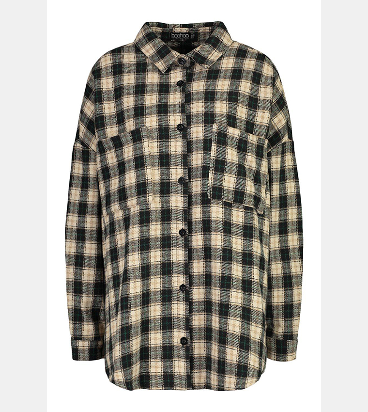 Oversized Checked Shirt