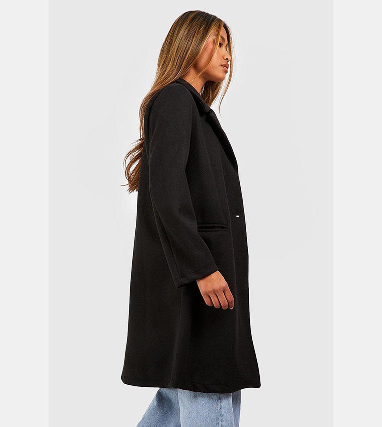 Tailored Wool Look Coat