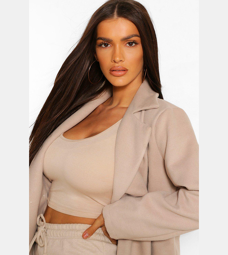 Oversized double breasted wool Coat